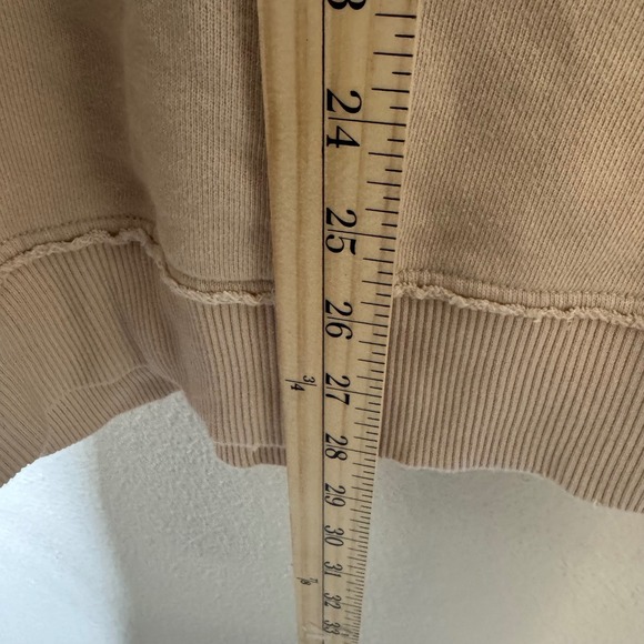 Aerie Sweatshirt Oversized Crewneck Tan Beige Womens S - Picture 8 of 10